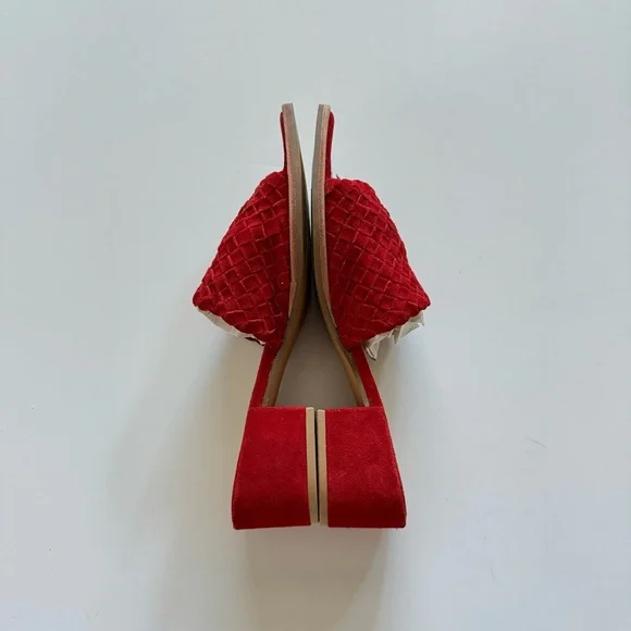 Matisse Red Andi Woven Leather Sandals Size 8 - Picture 7 of 10